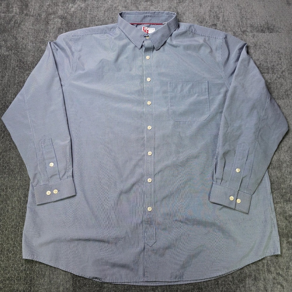 Chic-fil-A Employee Uniform Shirt Mens 3XL OOBE Team Style Plaid Button Down
